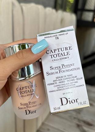 Омолоджуючий тональний крем dior capture totale 1n ♥️