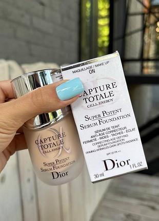 Омолоджуючий тональний крем dior capture totale 0n 😍