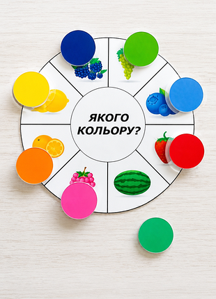 Якого кольору фрукт та ягода