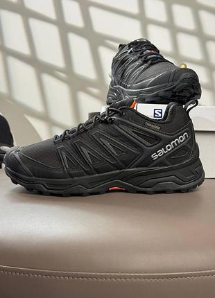 Мужские кроссовки salomon speedcross pro thinsulate black white