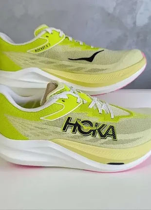 Професійні бігові кросівки з карбоновою пластиною hoka rocket x 3 39 1/3 24.5см оригінал