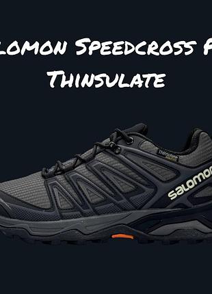 Salomon speedcross pro thinsulate grey black
