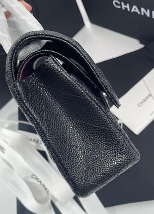 Cc classic flap leather bag 4