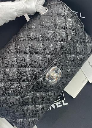 Cc classic flap leather bag 3