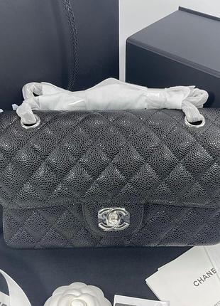 Cc classic flap leather bag 2