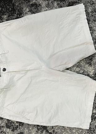 Чоловічі білі шорти чінос marks & spencer (m&s), розмір w38 (xl / 54)