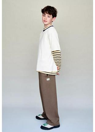 Прямі плюшеві штани zara