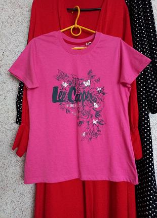 Футболка женская lee cooper принтом узор нова