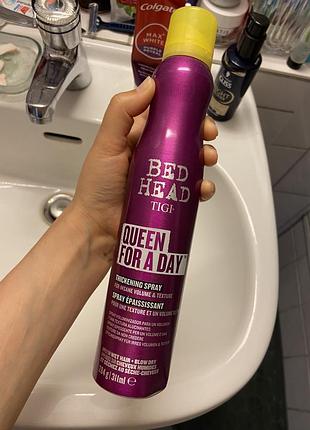 Спрей для обʼєму волосся та густоти волосся bed head tigi 311ml