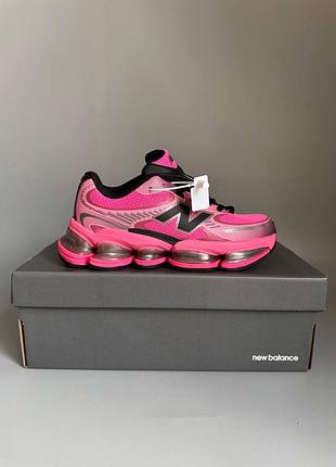 Кроссовки мужские, кроссовки женские, 1в1 люкс качество, кожа, new balance abzorb 2000 pink/black брак 1045, sky-nbl-0443-1045