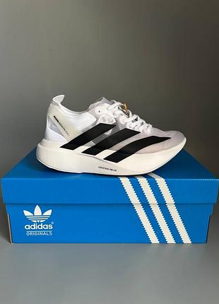 Кроссовки мужские, кроссовки женские, 1в1 люкс качество, кожа, adidas adizero evo sl white брак 1026, sky-adia-0522-1026