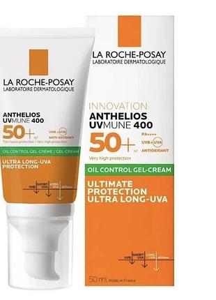 Солнцезащитный крем la roche-posay spf 50+ 50 мл для жирной и проблемной кожи