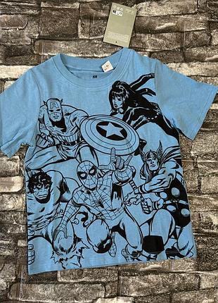 Футболка h&m marvel 98-104