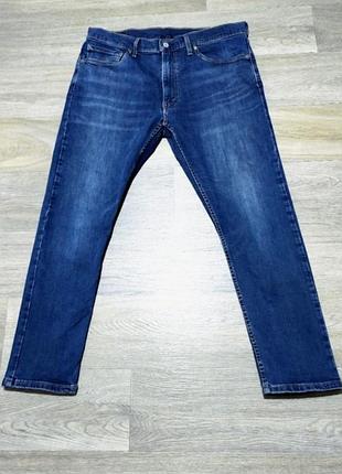 Мужские джинсы levis 512 36/30 slim , синие .