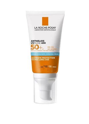 Солнцезащитный крем la roche-posay anthelios uvmune 400 spf50+ hydrating cream 50 ml