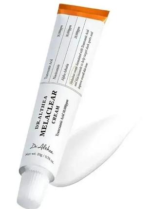Осветляющий крем для лица против пигментации dr. althea melaclear cream 20 g