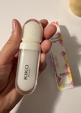 Kiko крем блиск для губ lip volume 02