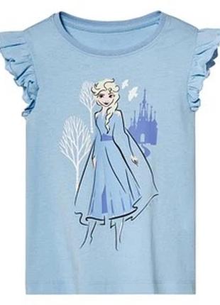 Футболка на дівчинку frozen книжане серце