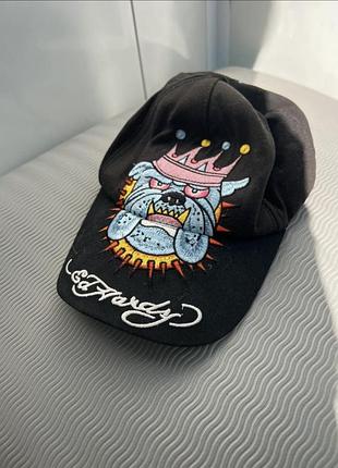 Ed hardy кепка чорна unisex