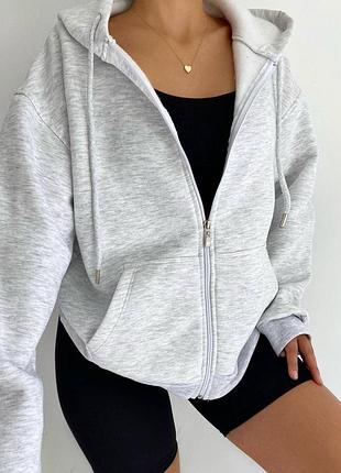 Утепленные худи на флисе ✨худи на молнии ✨топ цена и качество