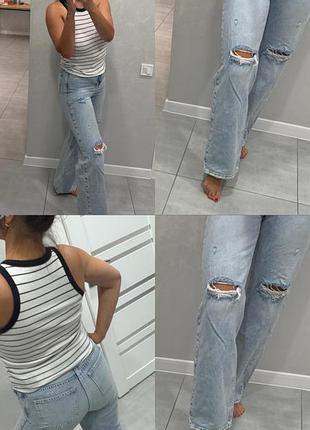Стильні жіночі джинси wide leg