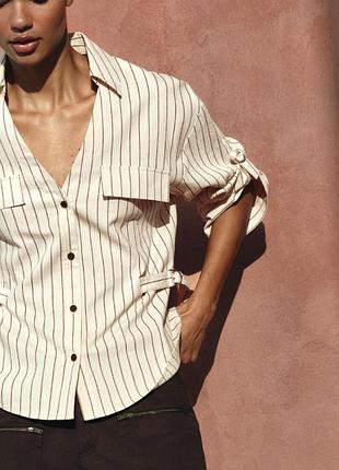 Рубашка сафарі zara, нова в упаковці з бірками