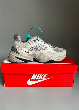 Кроссовки мужские, кроссовки женские, 1в1 люкс качество, кожа, nike m2k grey брак 895, sky-nik-0512-0895