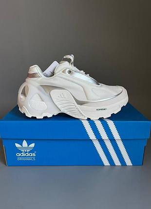 Кроссовки мужские, кроссовки женские, 1в1 люкс качество, кожа, adidas edge runner white/silver брак 852, sky-adi-0556-0852