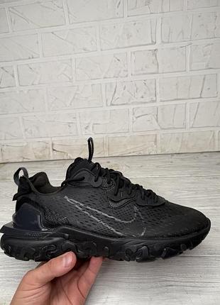 Модные черные кроссовки nike react vision