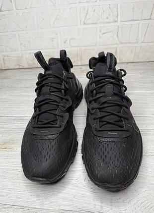 Модные черные кроссовки nike react vision 2
