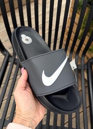 Мужские шлепанцы nike benassi jdi gray white резиновые серые с белым | тапочки найм серые резина 40 41 42 43 44 45