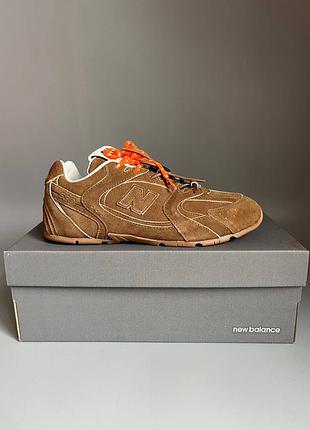 Кроссовки мужские, кроссовки женские, 1в1 люкс качество, кожа, new balance x miu miu brown брак 787, sky-nbl-0310-0787