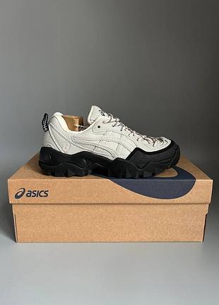 Кроссовки мужские, кроссовки женские, 1в1 люкс качество, кожа, asics gel-pickax white/black брак 701, sky-asc-0241-0701