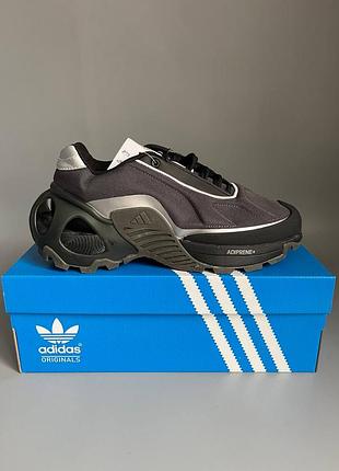 Кросівки чоловічі, кросівки жіночі, 1в1 люкс якість, шкіра, adidas edge runner black/silver брак 624, sky-adi-0567-0624