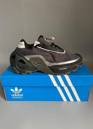 Кроссовки мужские, кроссовки женские, 1в1 люкс качество, кожа, adidas edge runner black/silver брак 619, sky-adi-0567-0619