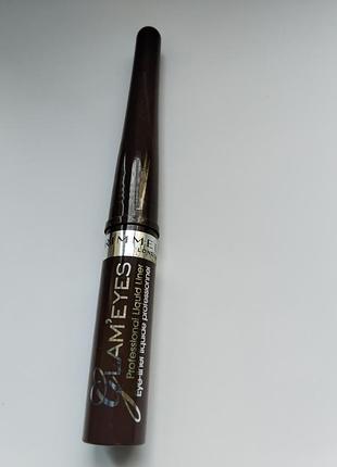 Подводка для глаз rimmel коричневая