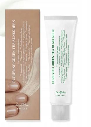 Ктом зеленого чаю dr. althea purifying green tea sunscreen spf 50+ pa++++