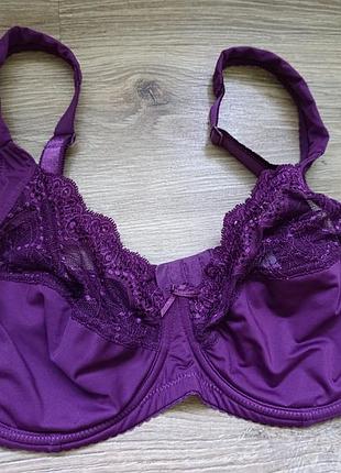 Бюстгальтер beauty's фіолетовий з мереживом, розмір 90d