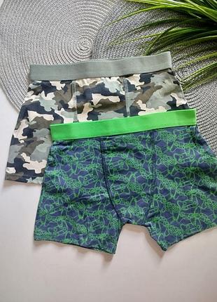 Трусы боксеры на мальчика primark 8/9р.набор