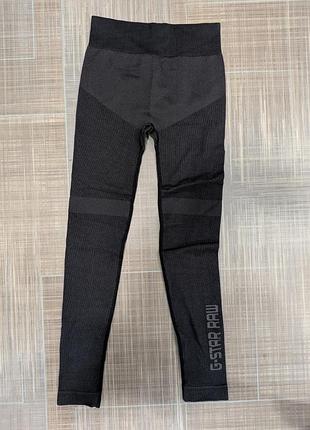Спортивные бесшовные леггинсы g-star raw черные