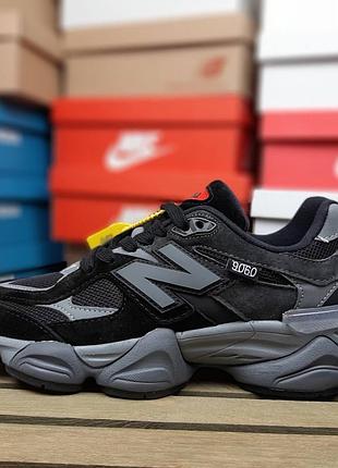 Жіночі кросівки new balance 9060 чорні з сірим
