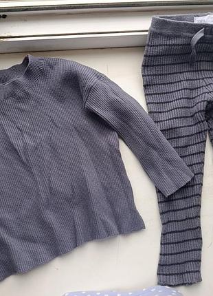 Теплый костюм zara 92, будет дольше