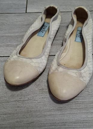 Женские кожаные балетки итальянского бренда à pair.,размер 40
