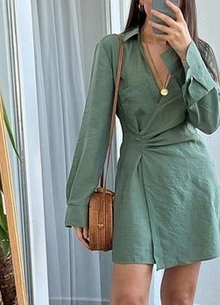 Zara, сукня сорочка (ліоцелл)