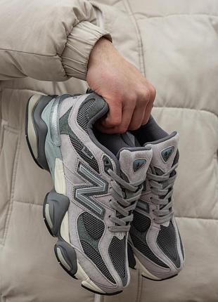 Кроссовки серые легкие удобные new balance 9060 grey