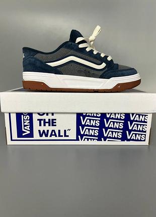 Кроссовки мужские, кроссовки женские, 1в1 люкс качество, кожа, vans hylane nineties navy blue брак 352, sky-van-0035-0352