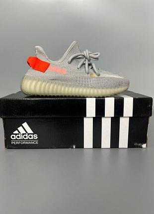 Кроссовки мужские, кроссовки женские, 1в1 люкс качество, кожа, adidas yeezy 350 tail light брак 133, sky-adi-0118-0133