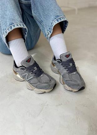 Кроссовки легкие удобные new balance 9060 grey