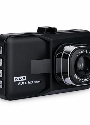 Видеорегистратор q06 full hd 1080p, 3.0", 170°, g-сенсор, металлический корпус