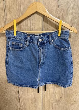 Джинсова спідниця pull&bear
